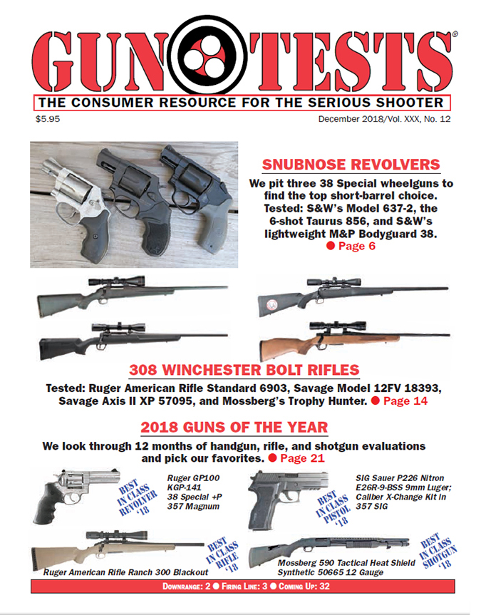 Gun-Tests December 01, 2018 Issue Cover