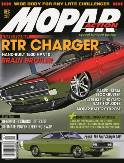 Mopar Action December 01, 2017 Issue Cover