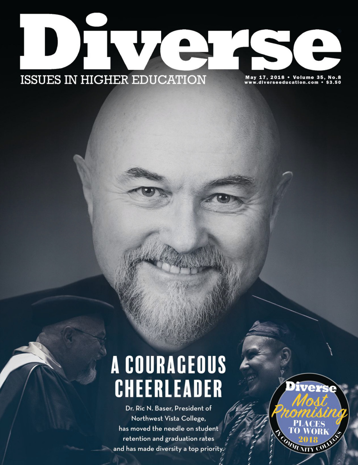 Diverse-Issues-In-Higher-Education May 17, 2018 Issue Cover