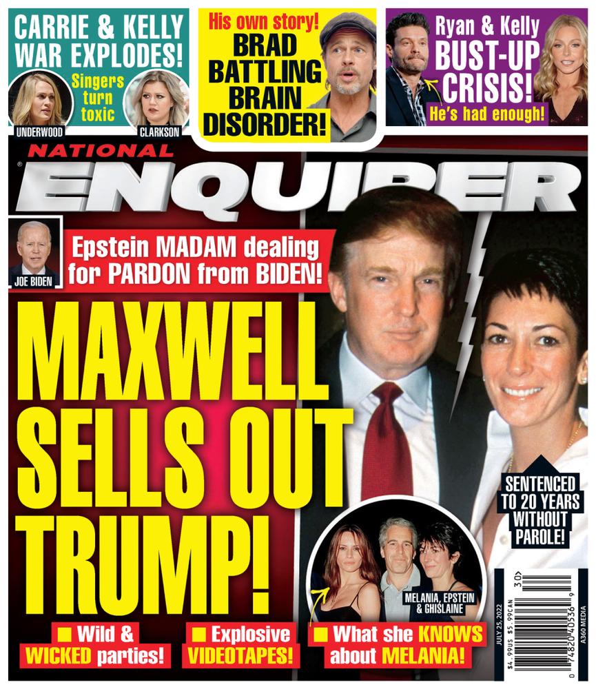 national-enquirer July 25, 2022 Issue Cover