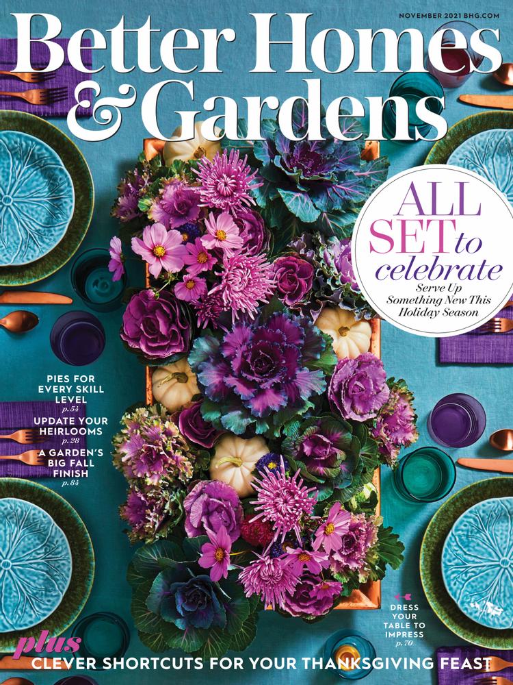 Better-Homes-and-Gardens November 01, 2021 Issue Cover