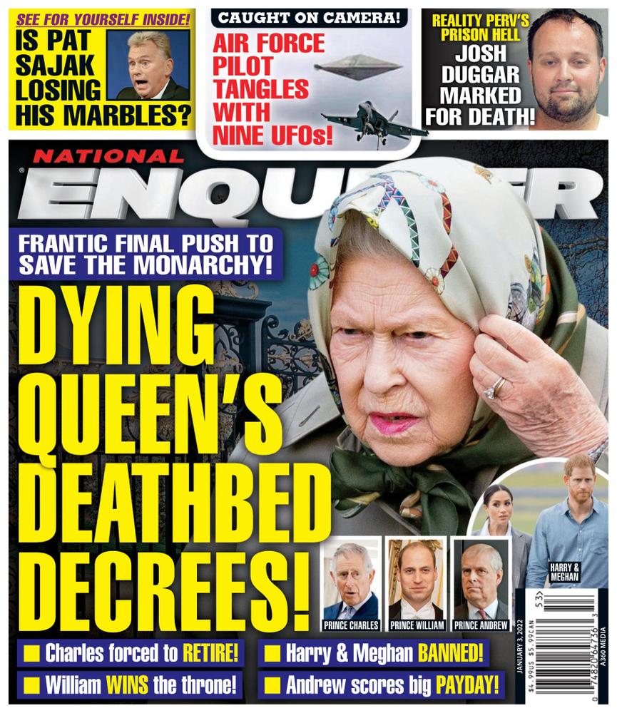 National-Enquirer January 03, 2022 Issue Cover