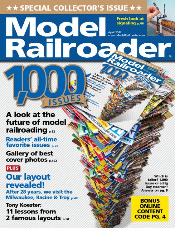 Model-Railroader April 01, 2017 Issue Cover