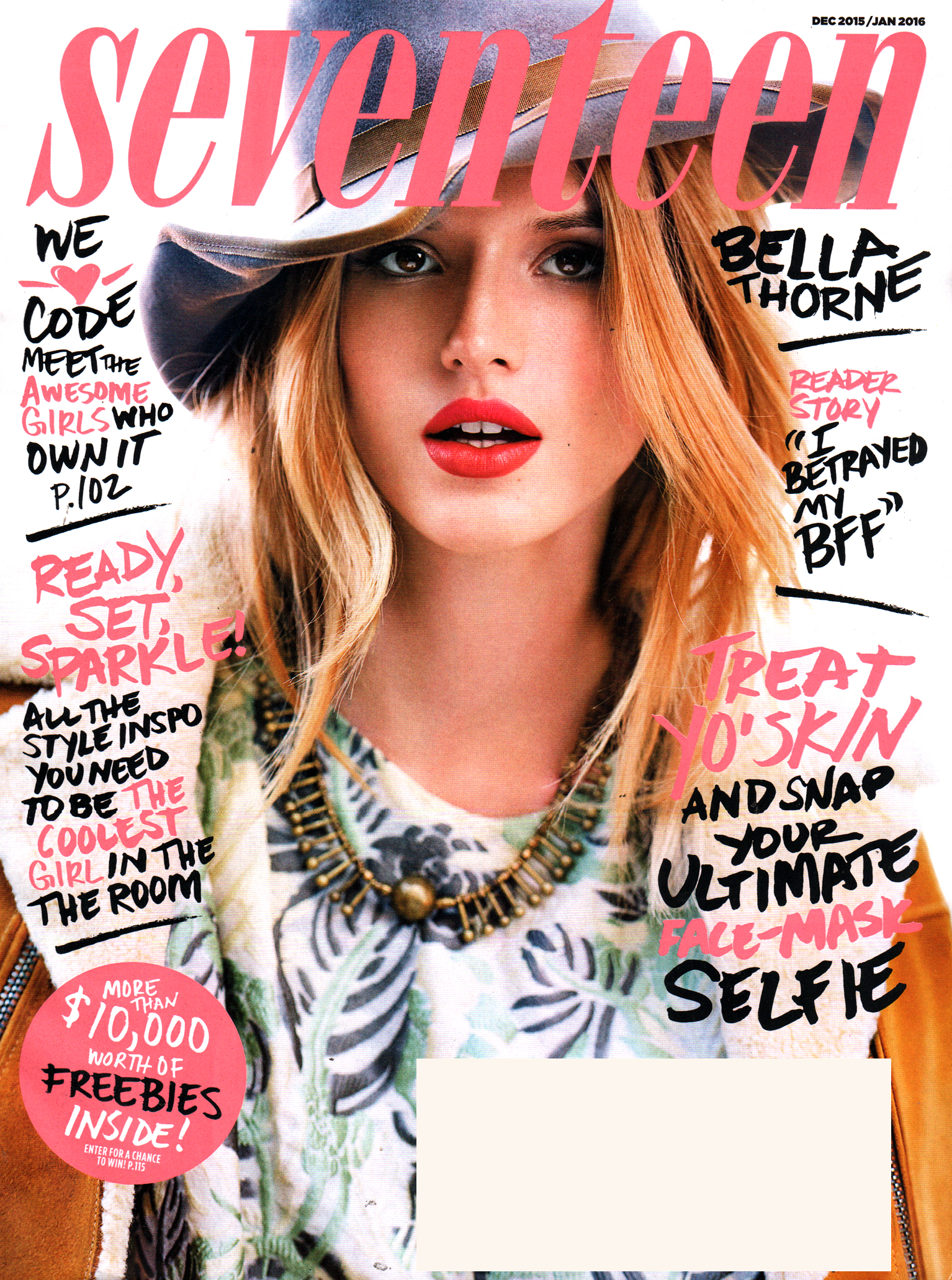 Seventeen December 01, 2015 Issue Cover