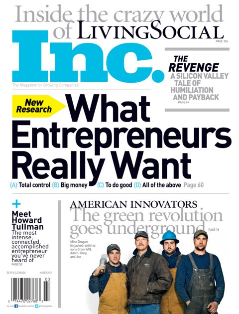 Inc-Magazine March 01, 2012 Issue Cover