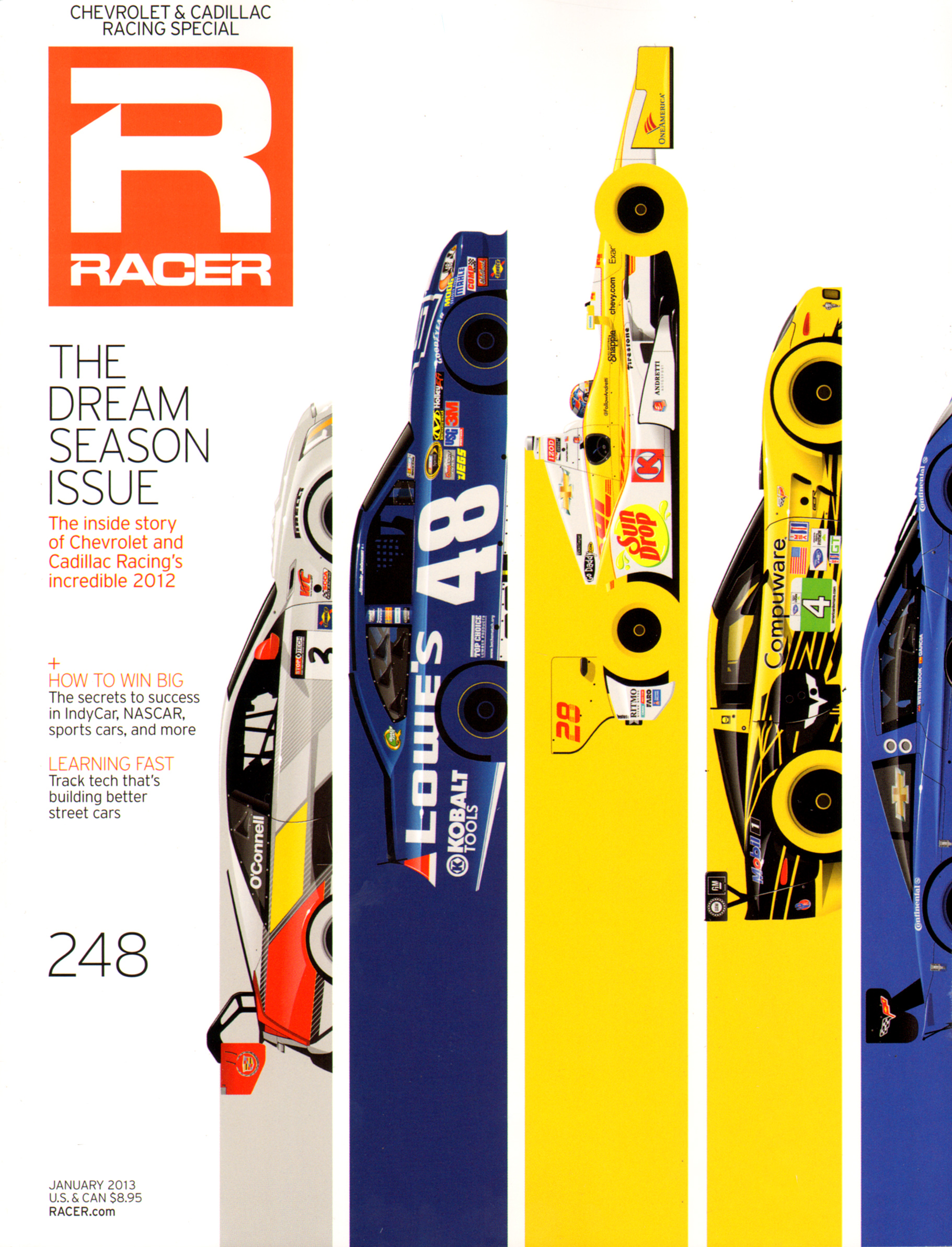 Racer January 01, 2013 Issue Cover