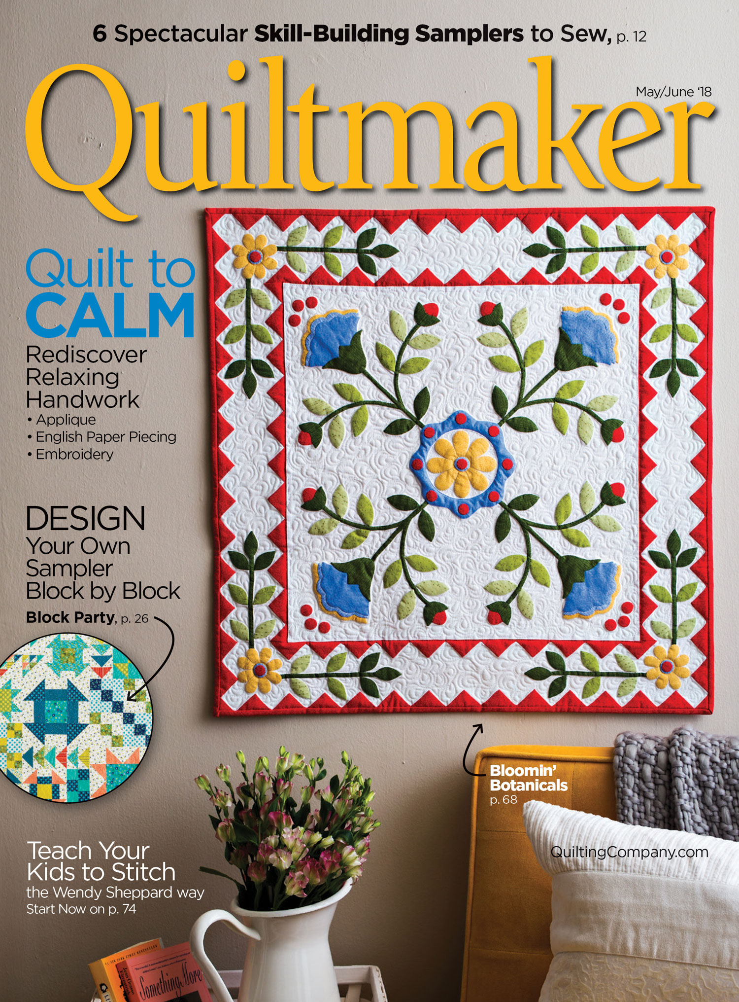 Quiltmaker May 01, 2018 Issue Cover