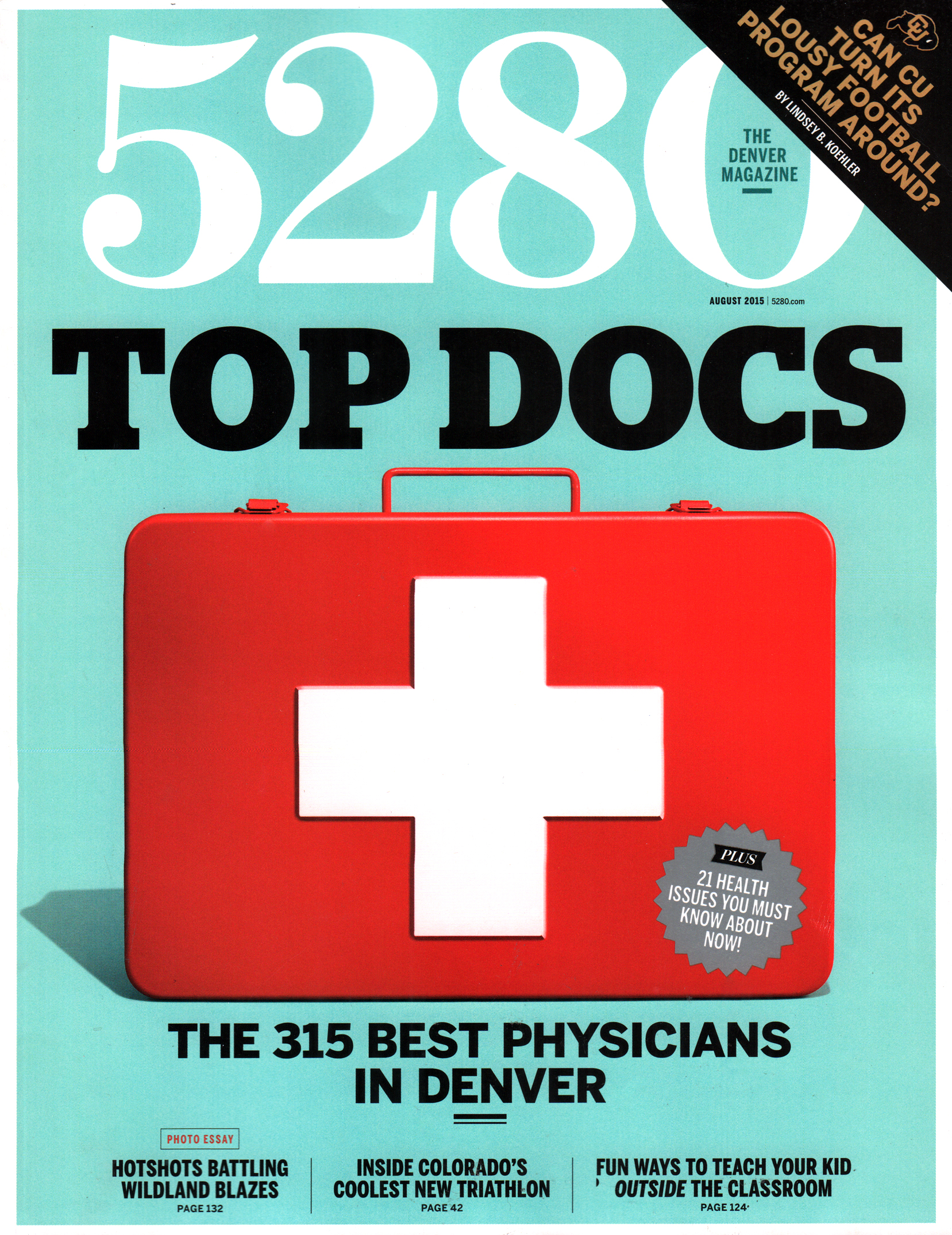 5280-Magazine August 01, 2015 Issue Cover