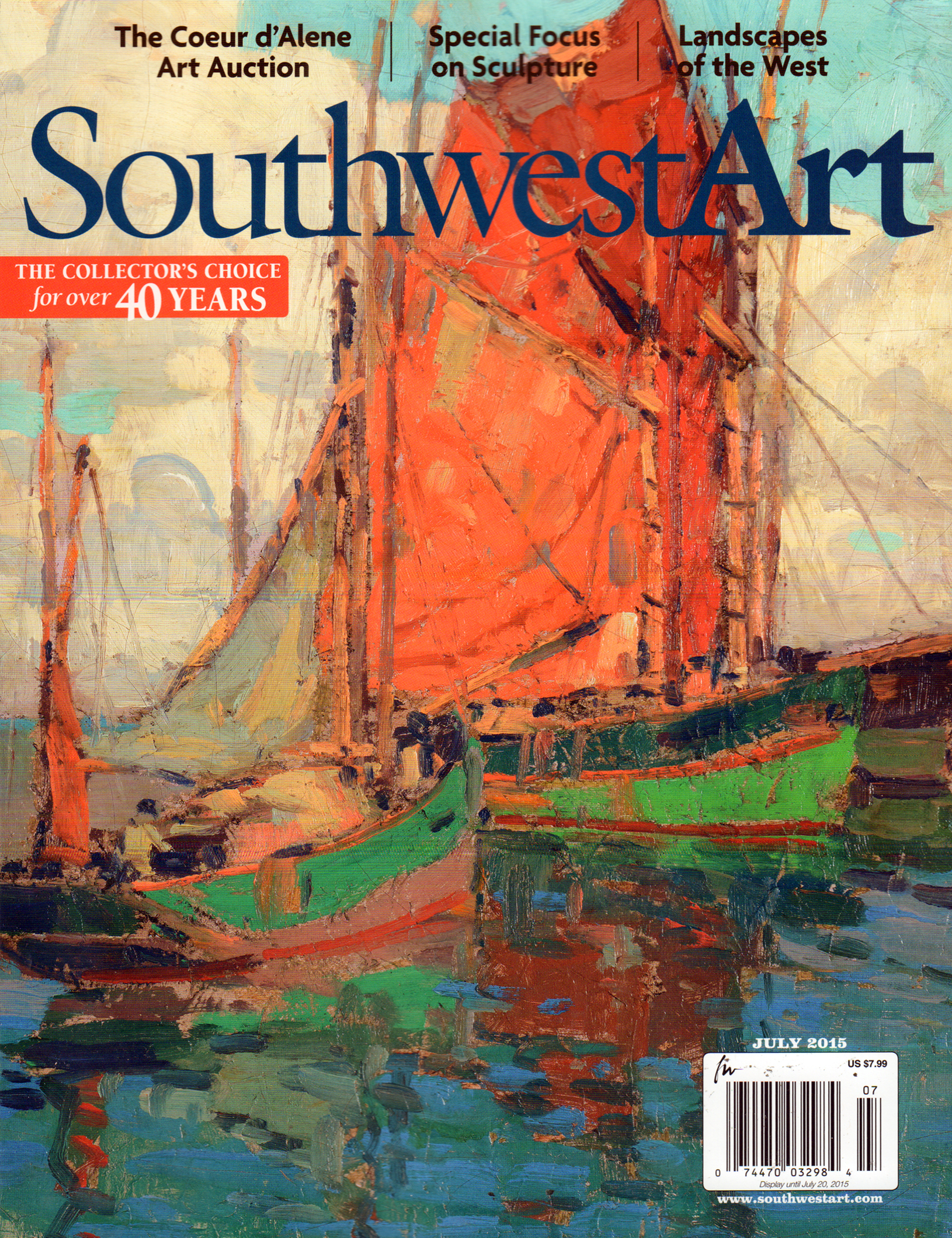 Southwest-Art July 01, 2015 Issue Cover