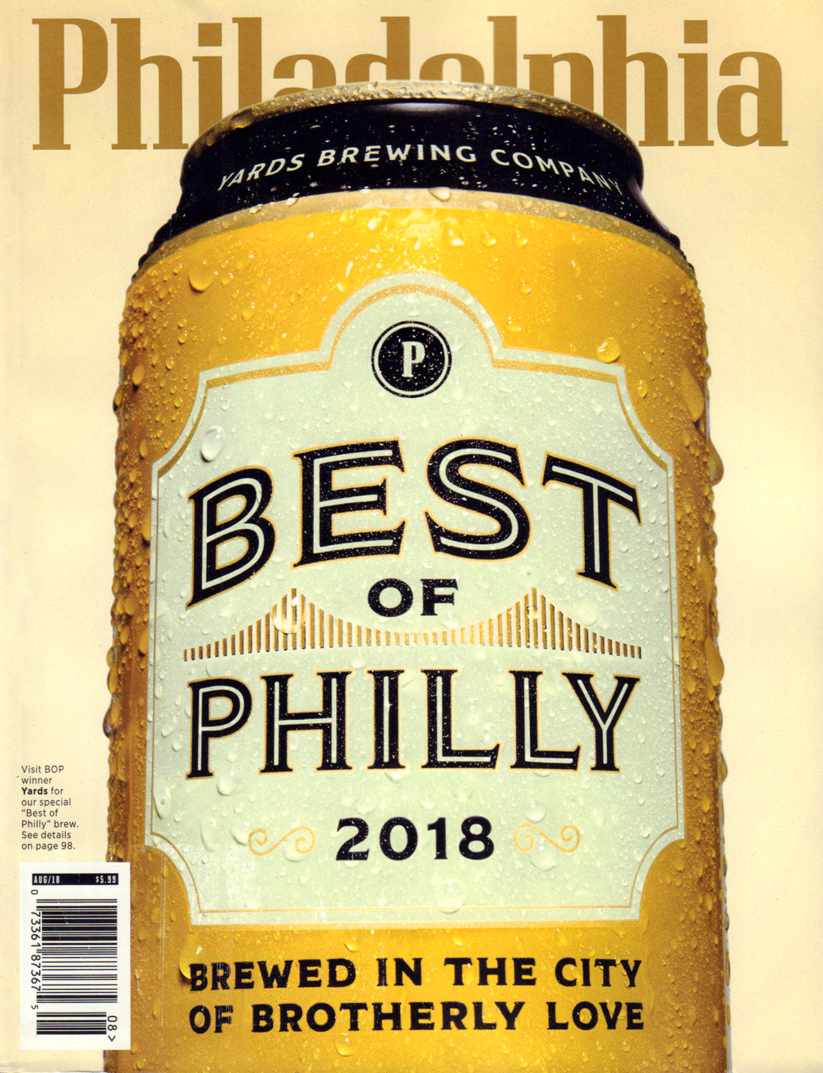 Philadelphia-Magazine August 01, 2018 Issue Cover