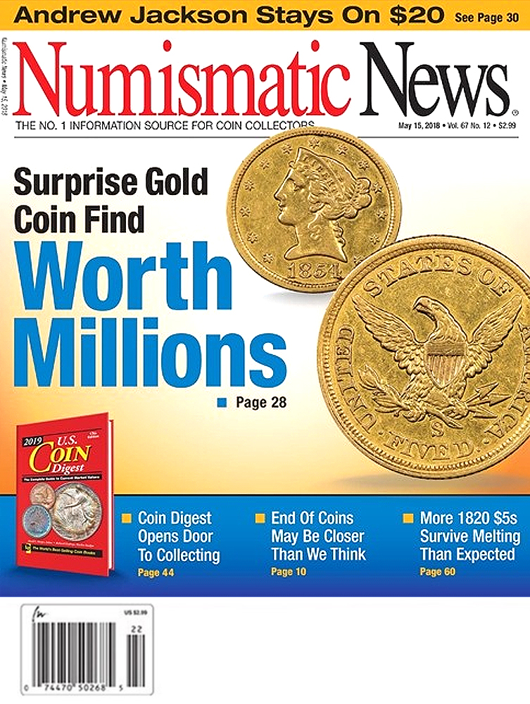 Numismatic-News May 15, 2018 Issue Cover