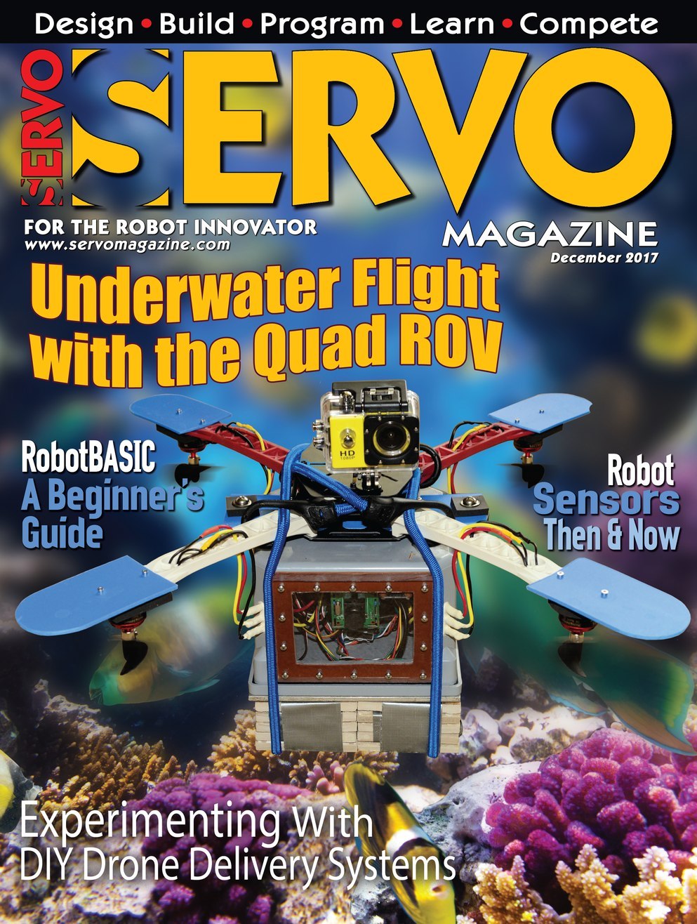 Servo-Magazine December 01, 2017 Issue Cover