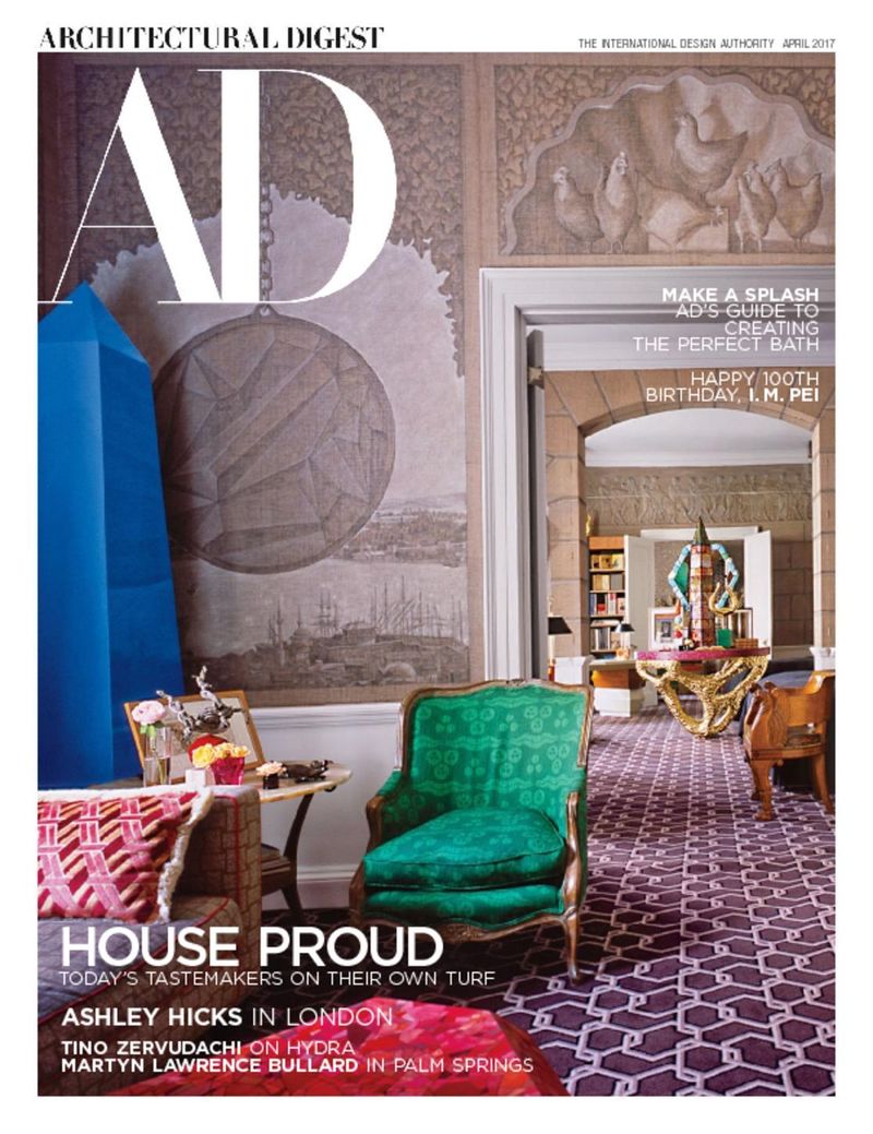 Architectural-Digest April 01, 2017 Issue Cover