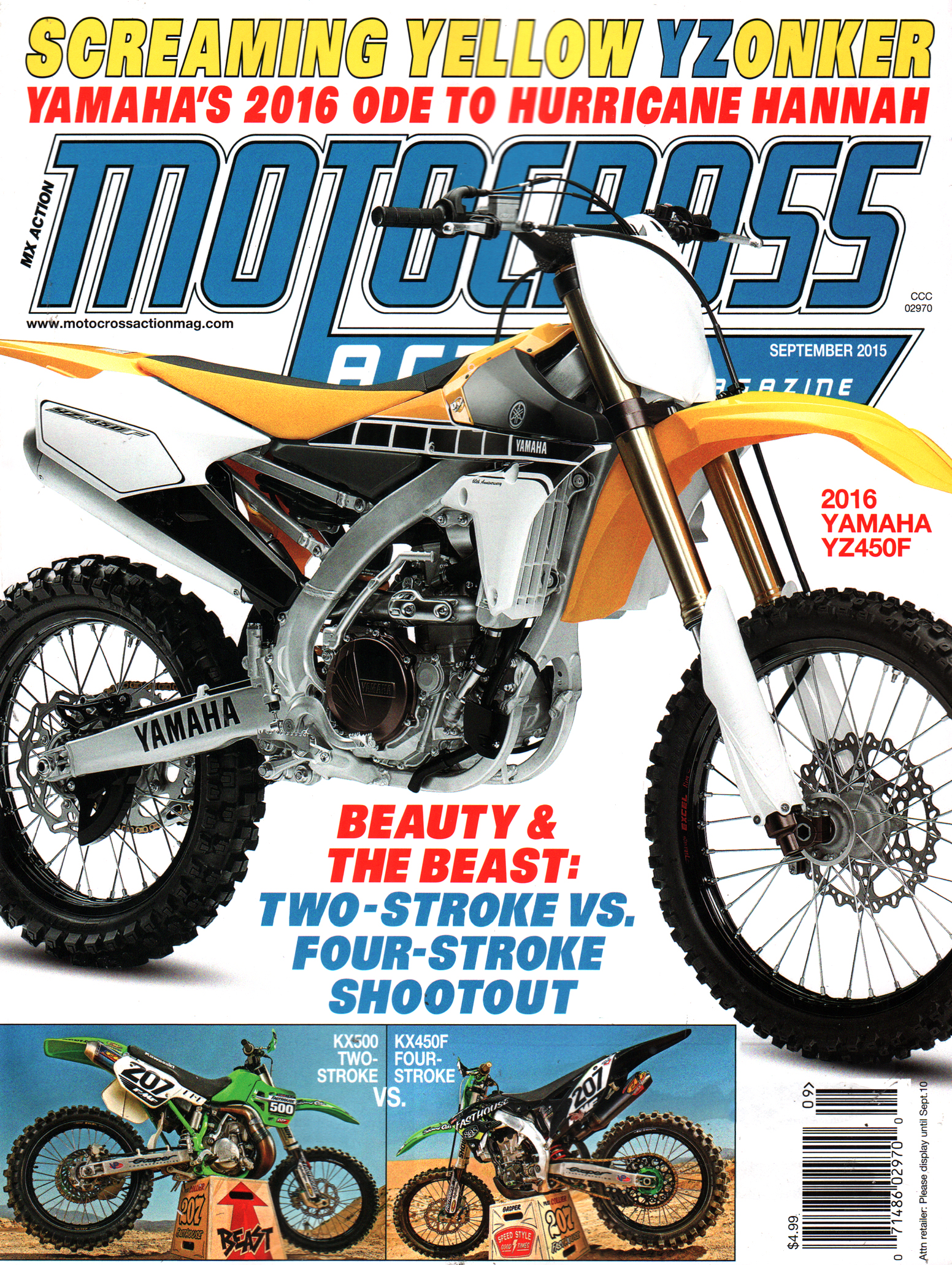 Motocross-Action September 01, 2015 Issue Cover