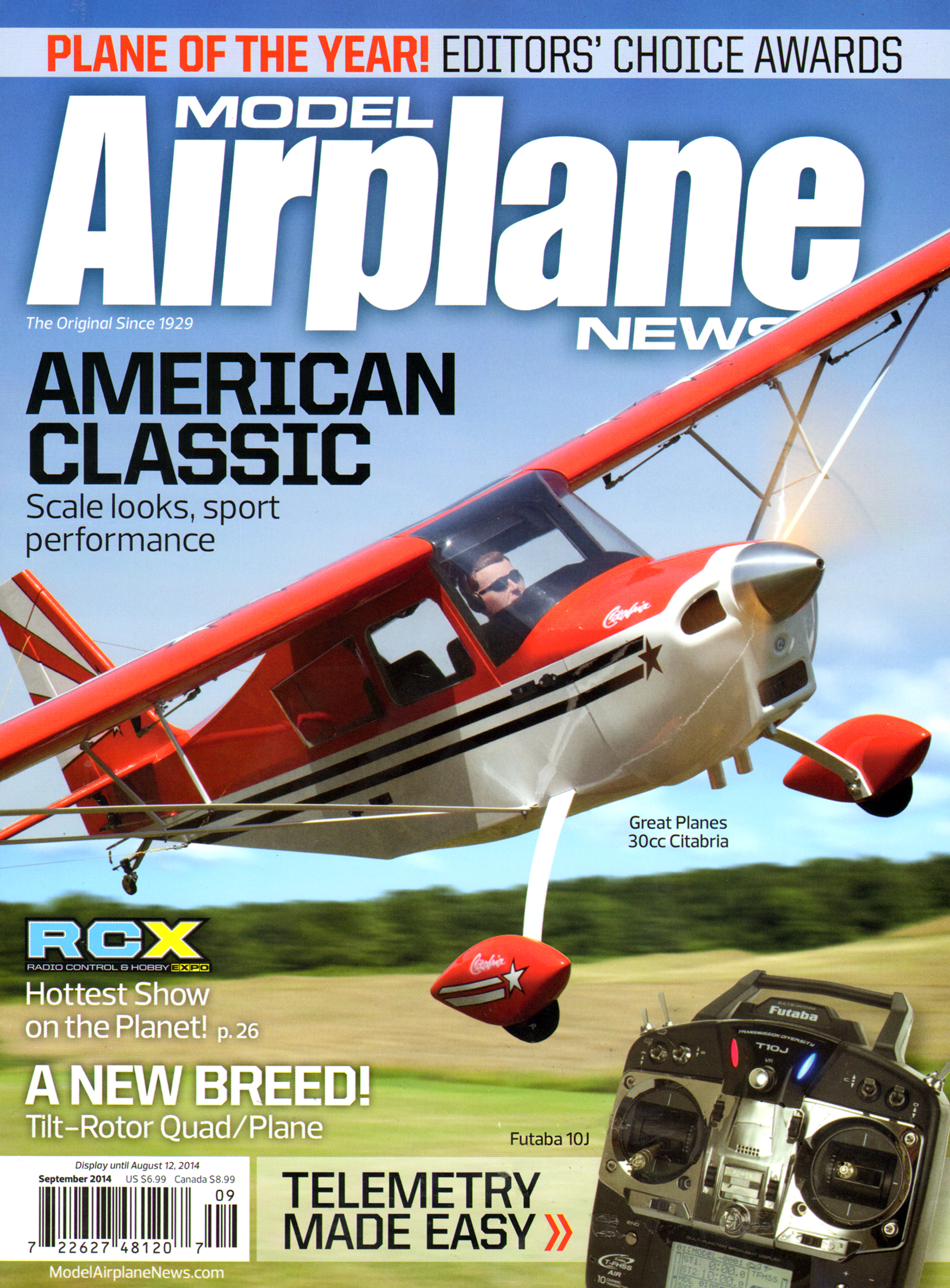 Model-Airplane-News September 01, 2014 Issue Cover