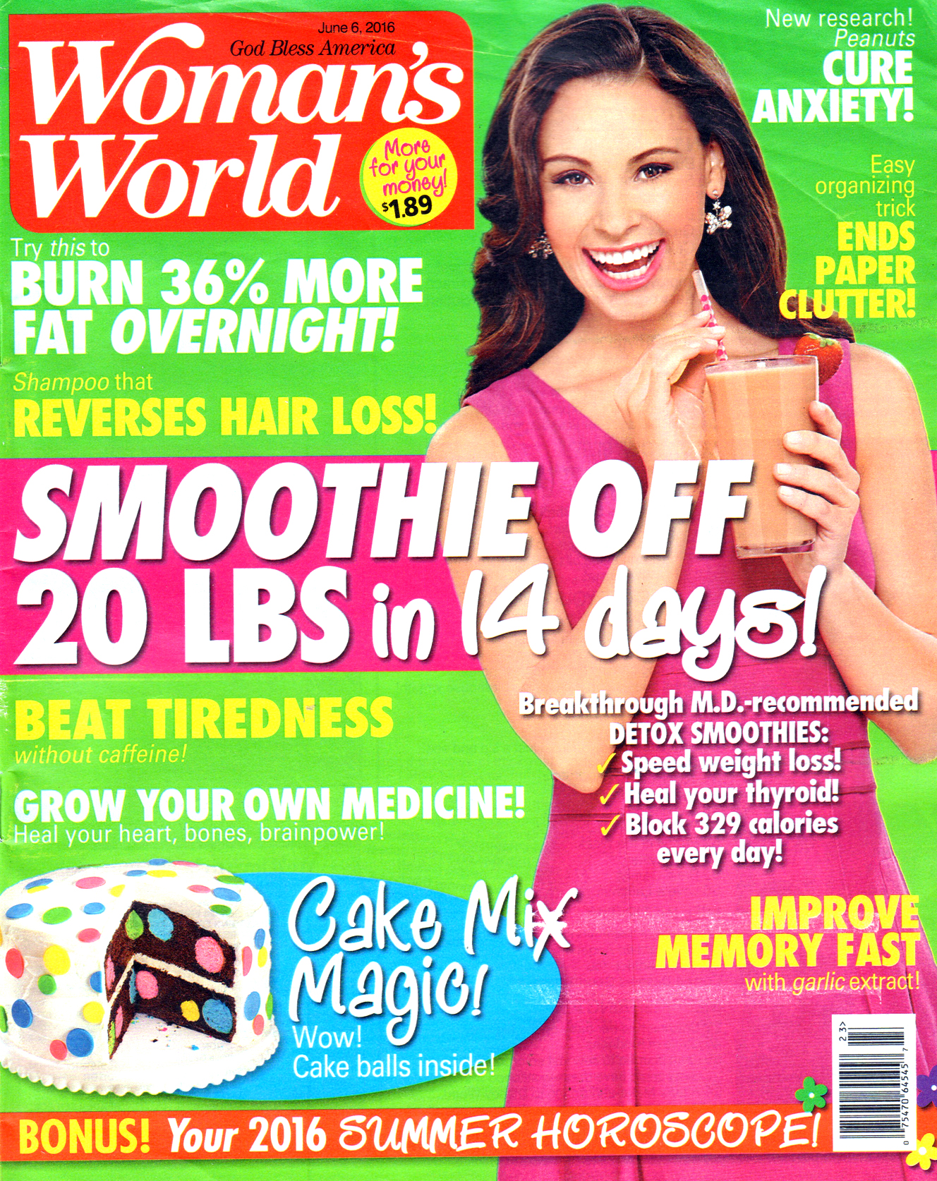 Womans-World June 06, 2016 Issue Cover