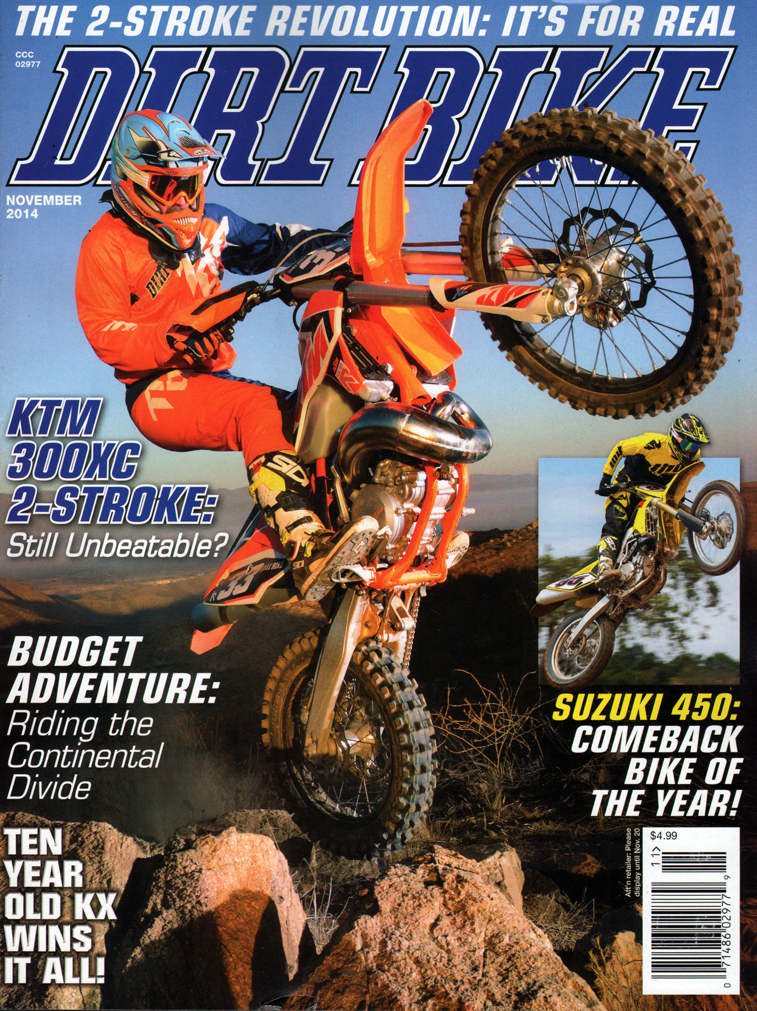 Dirt-Bike November 01, 2014 Issue Cover