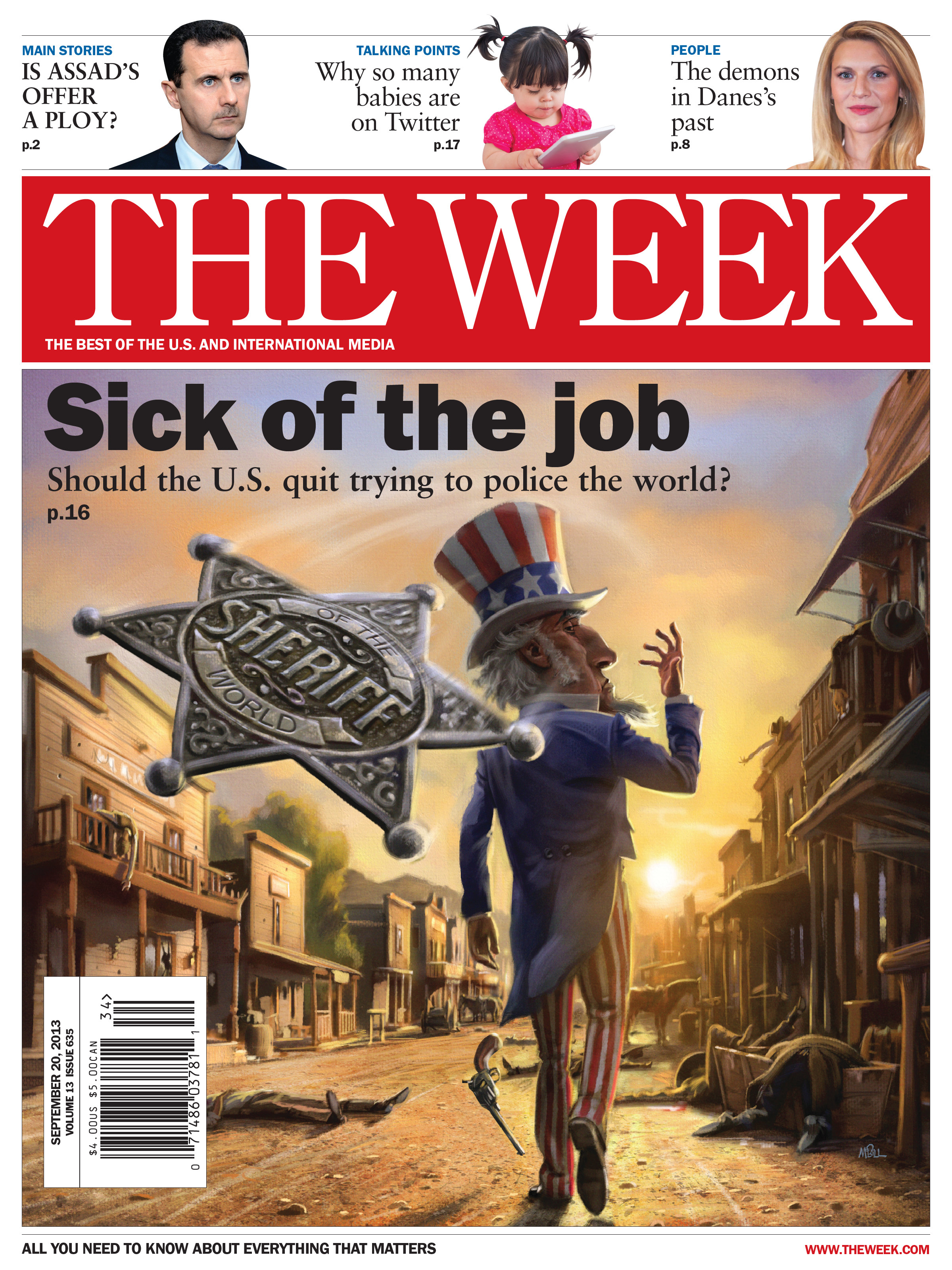 The-Week September 20, 2013 Issue Cover