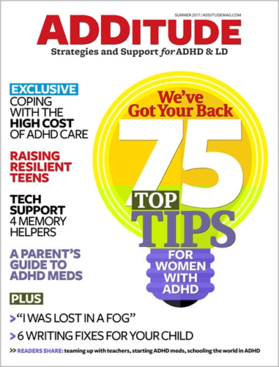 ADDitude June 01, 2017 Issue Cover