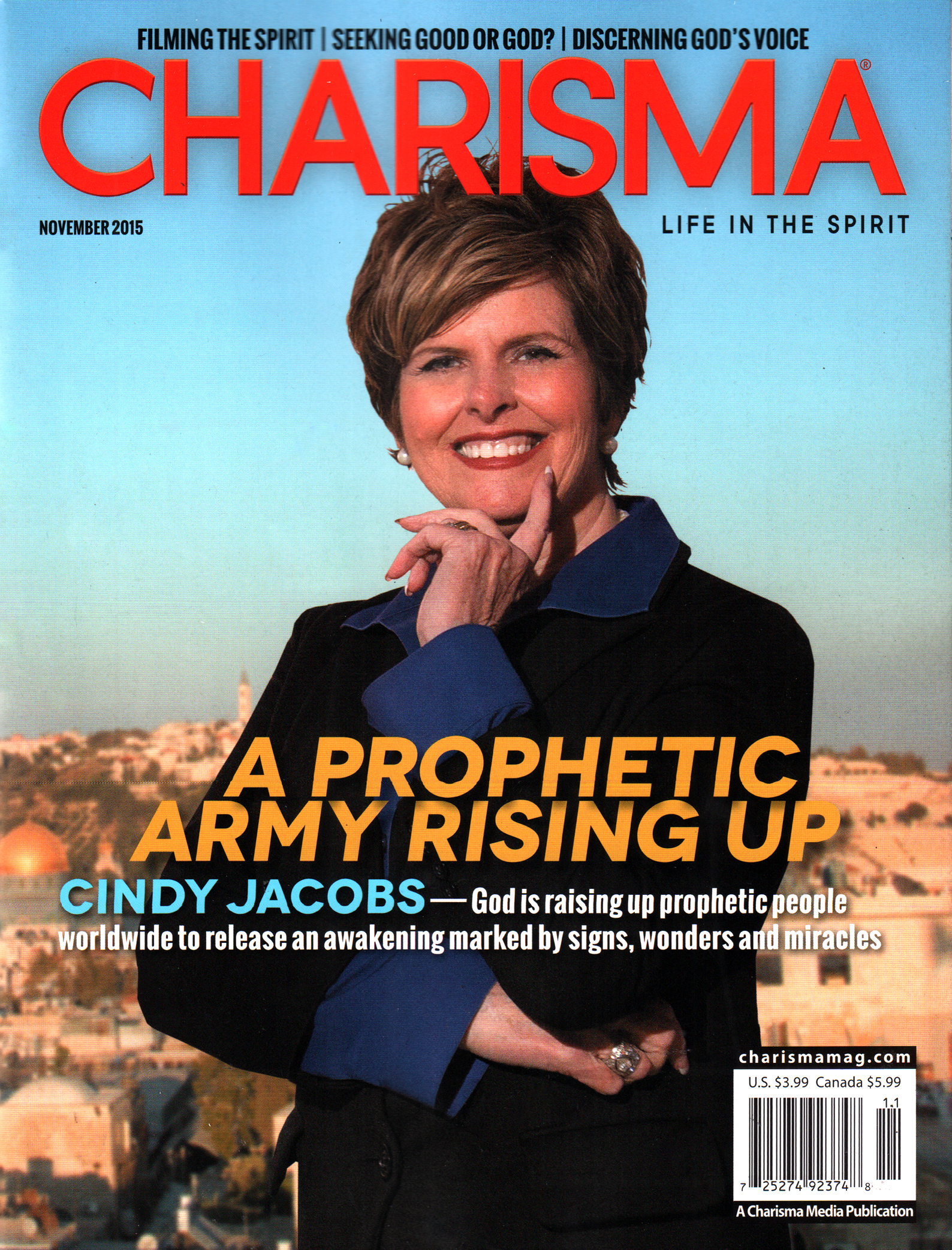 Charisma November 01, 2015 Issue Cover