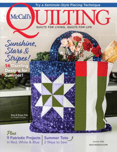 McCall's Quilting June 01, 2026 Issue Cover