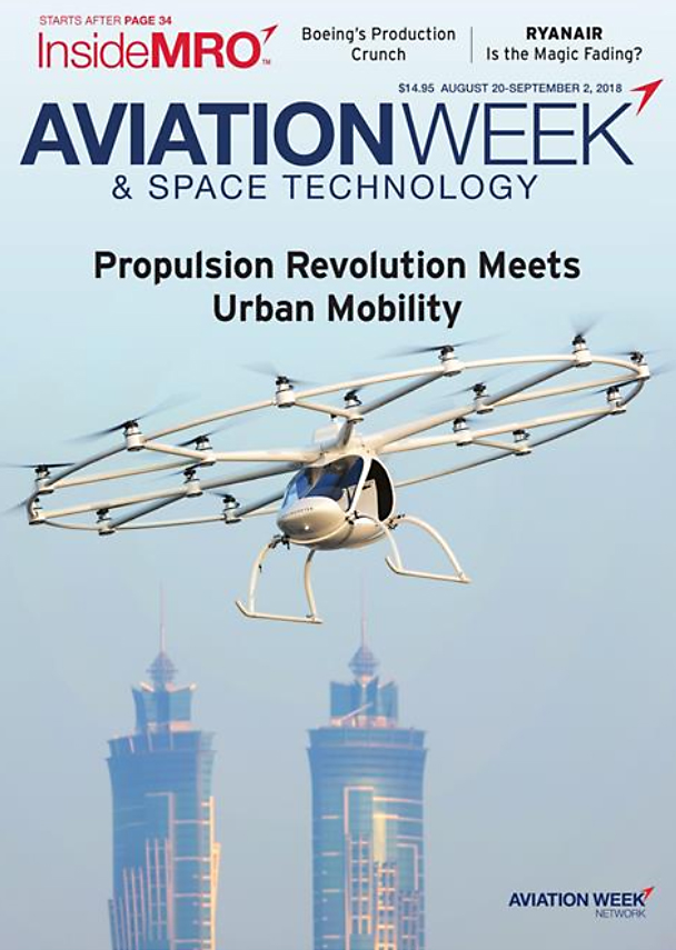 Aviation-Week-and-Space-Technology August 20, 2018 Issue Cover