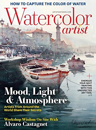 Watercolor-Artist August 01, 2019 Issue Cover