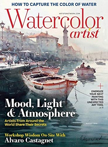 Watercolor Artist August 01, 2019 Issue Cover
