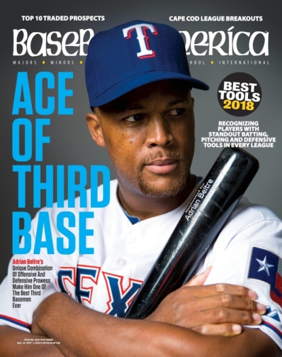 Baseball America August 24, 2018 Issue Cover