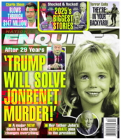 National Enquirer December 29, 2025 Issue Cover