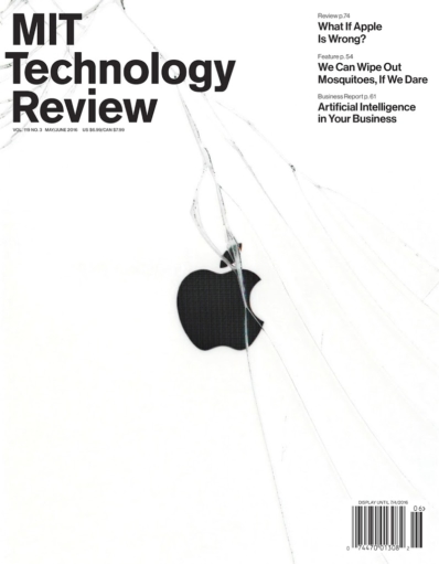 MIT Technology Review May 01, 2016 Issue Cover