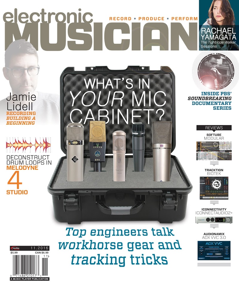 Electronic-Musician November 01, 2016 Issue Cover