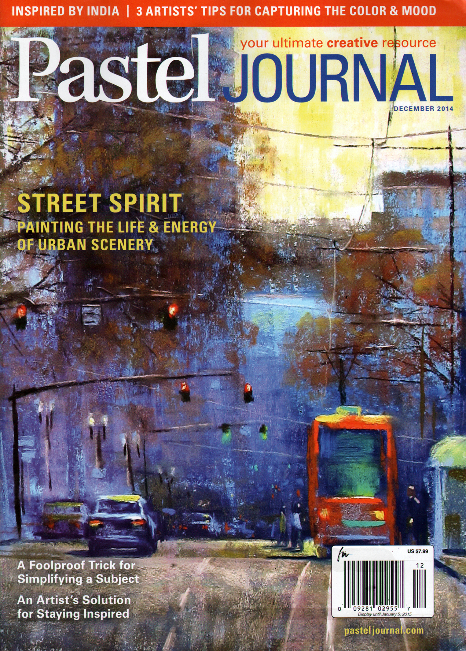 Pastel-Journal December 01, 2014 Issue Cover