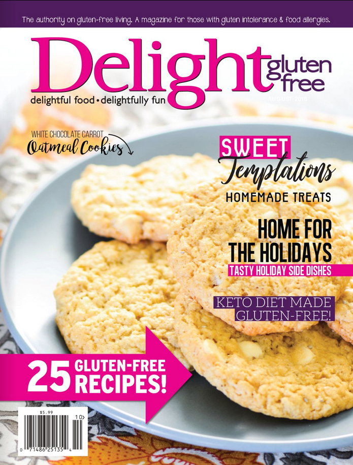 Delight-Gluten-Free November 01, 2018 Issue Cover