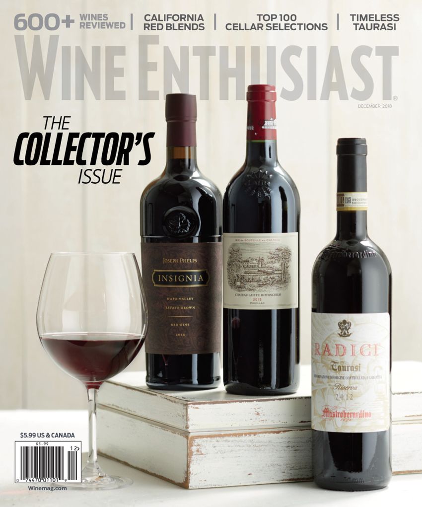 Wine-Enthusiast December 01, 2018 Issue Cover