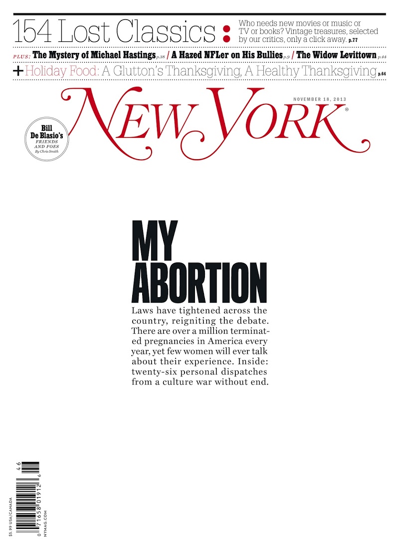 New-York-Magazine November 18, 2013 Issue Cover