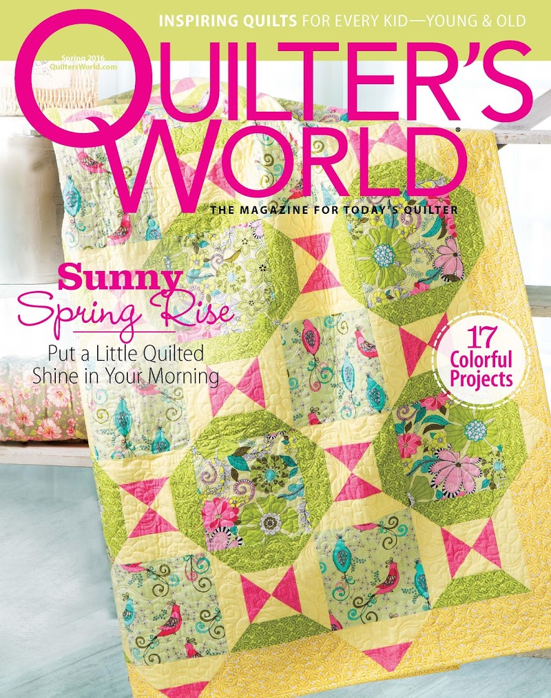 Quilters-World March 01, 2016 Issue Cover