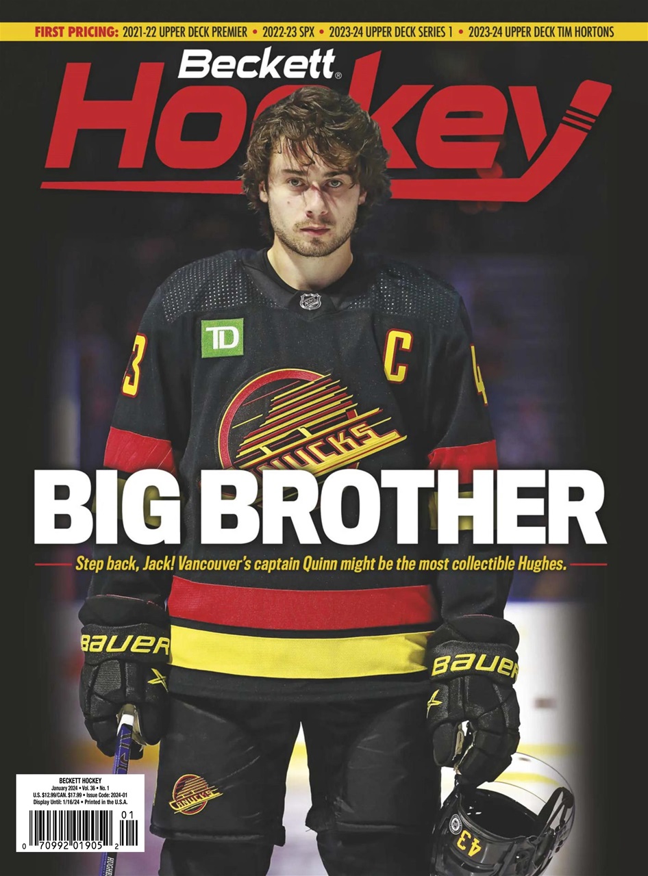 Beckett-Hockey January 01, 2024 Issue Cover