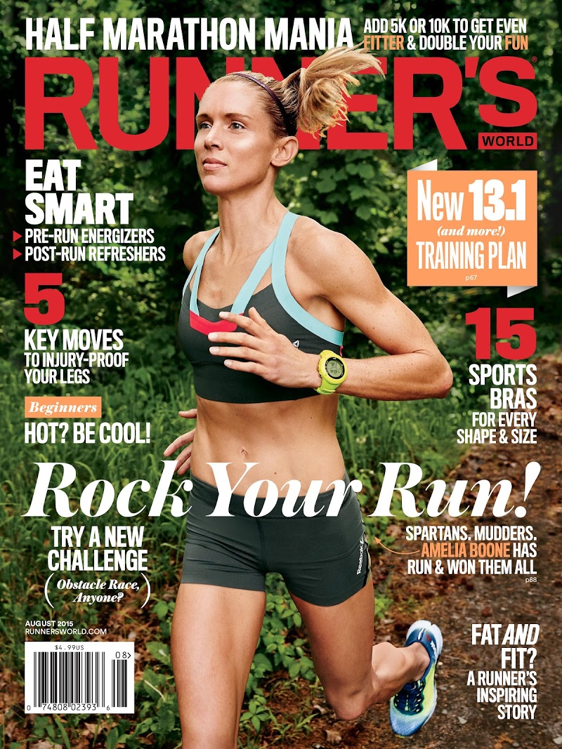 Runners-World August 01, 2015 Issue Cover