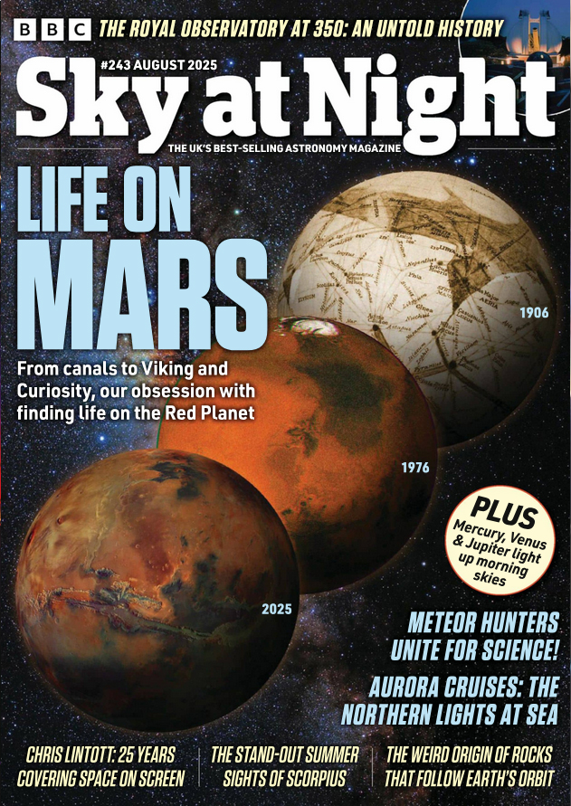 BBC-Sky-at-Night August 01, 2025 Issue Cover