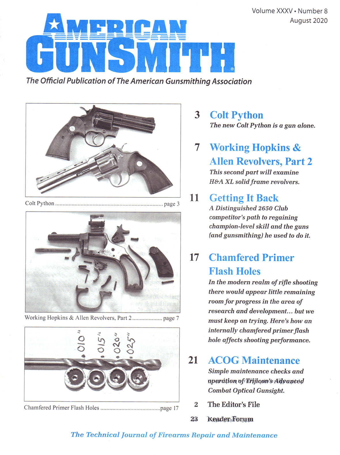 American-Gunsmith August 01, 2020 Issue Cover