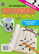 Crossword Puzzles Only April 01, 2025 Issue Cover