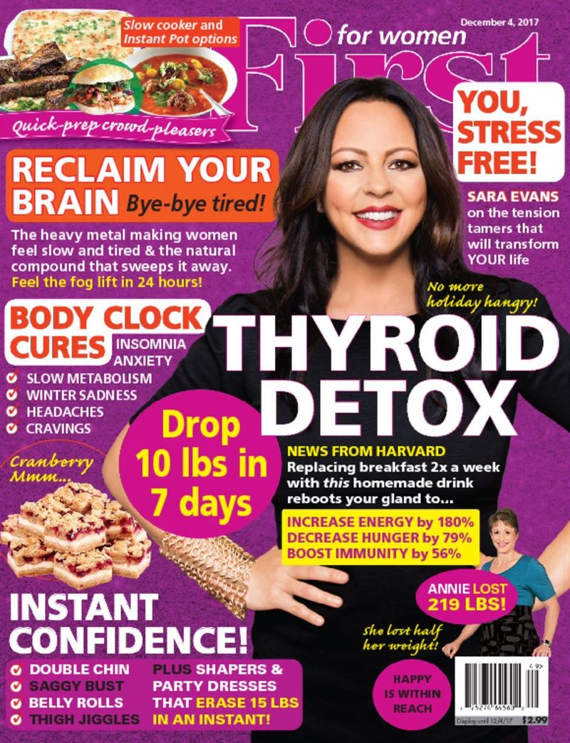 first-for-women December 04, 2017 Issue Cover