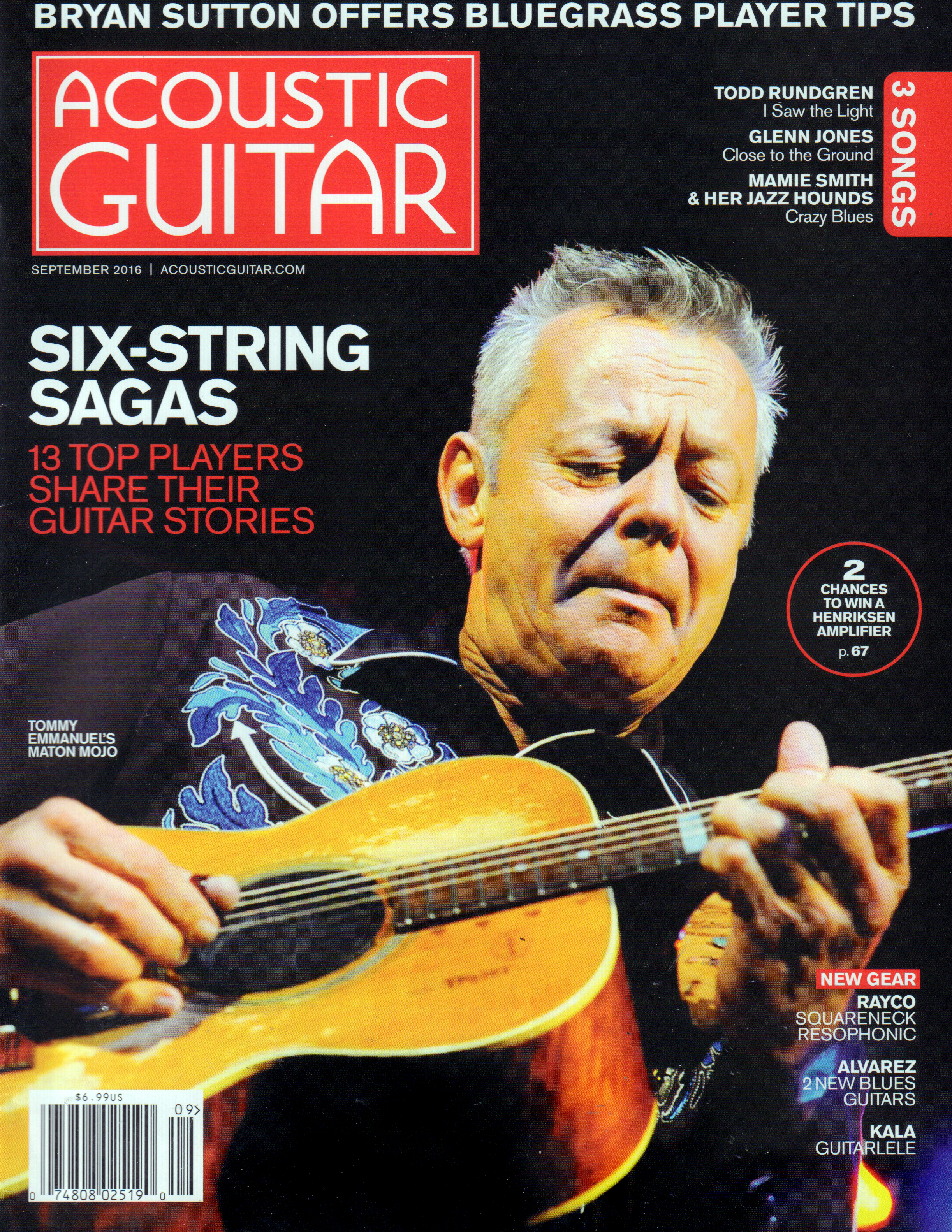 Acoustic-Guitar September 01, 2016 Issue Cover