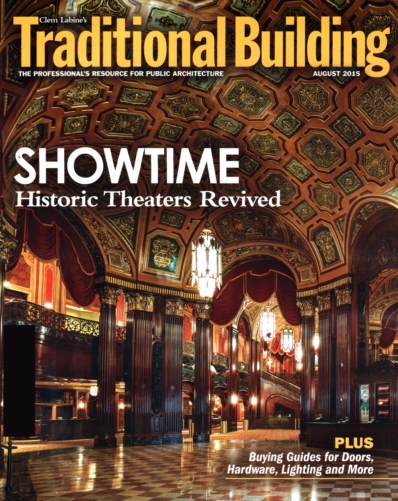 Traditional Building August 01, 2015 Issue Cover