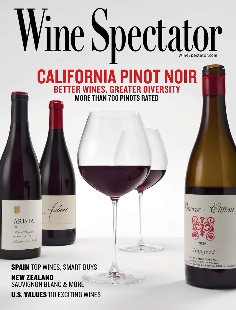Wine-Spectator October 15, 2018 Issue Cover