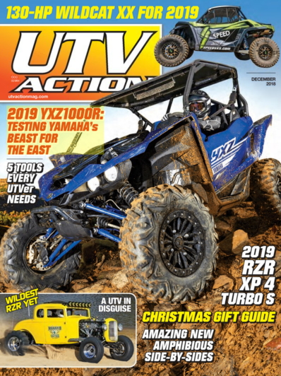 UTV Action December 01, 2018 Issue Cover