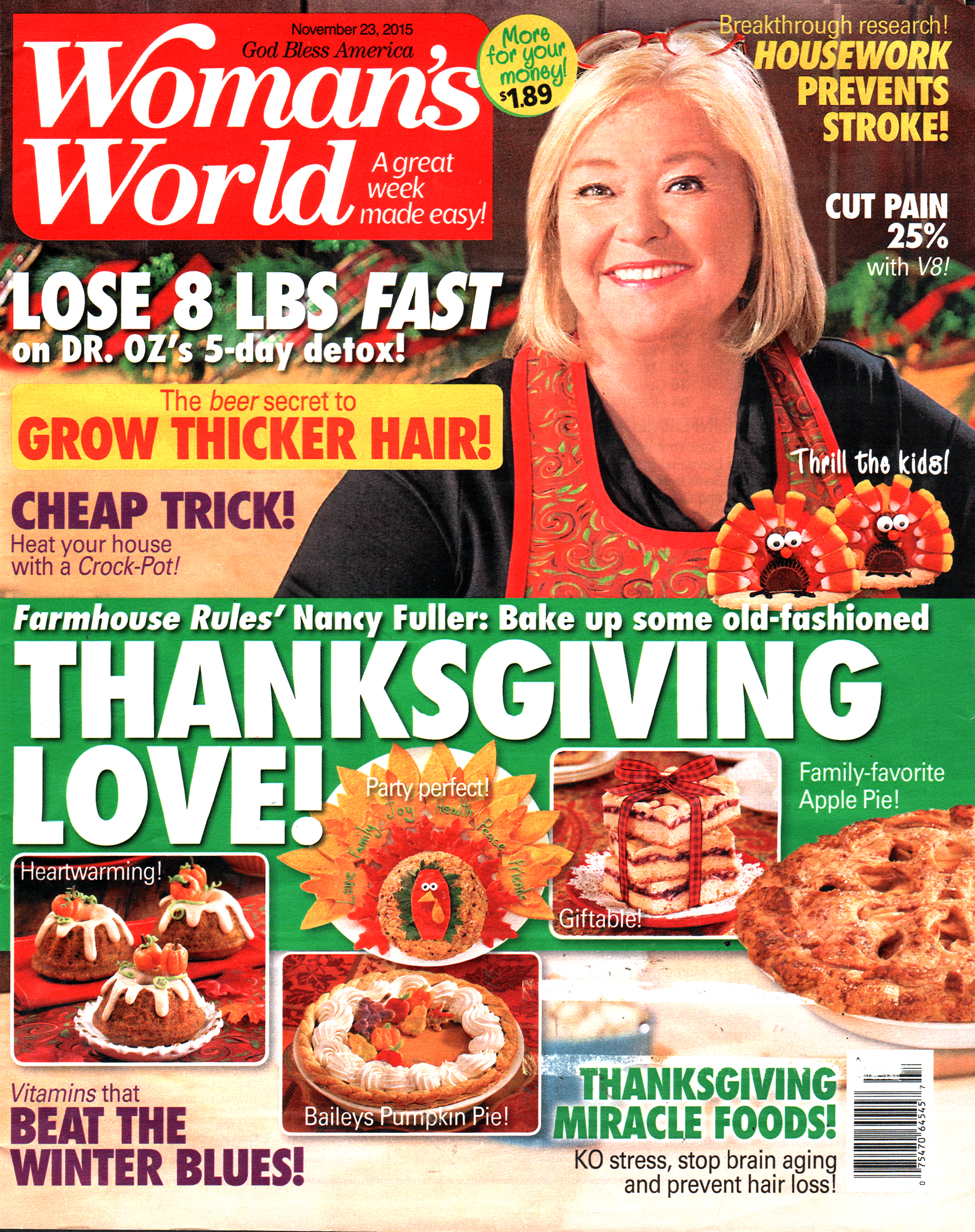 Womans-World November 23, 2015 Issue Cover