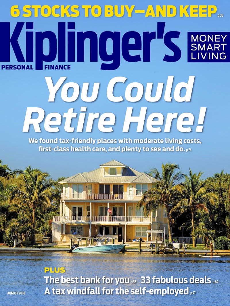 Kiplingers-Personal-Finance August 01, 2018 Issue Cover