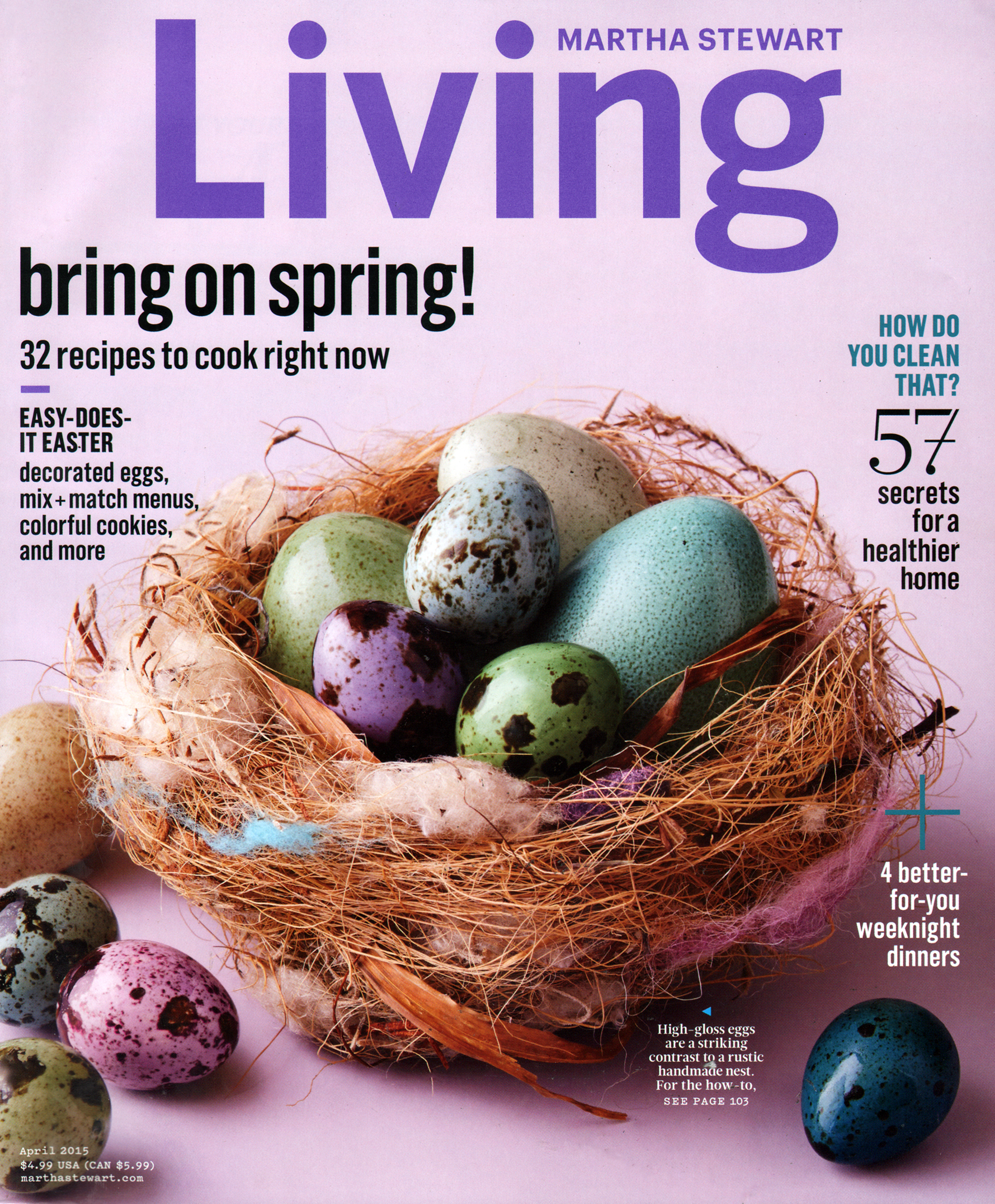 Martha-Stewart-Living April 01, 2015 Issue Cover